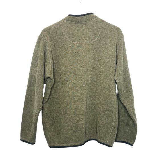 Vintage ARC'TERYX Covert Olive Green Fleece Quarter Zip Polartec Pullover Medium - Picture 7 of 11
